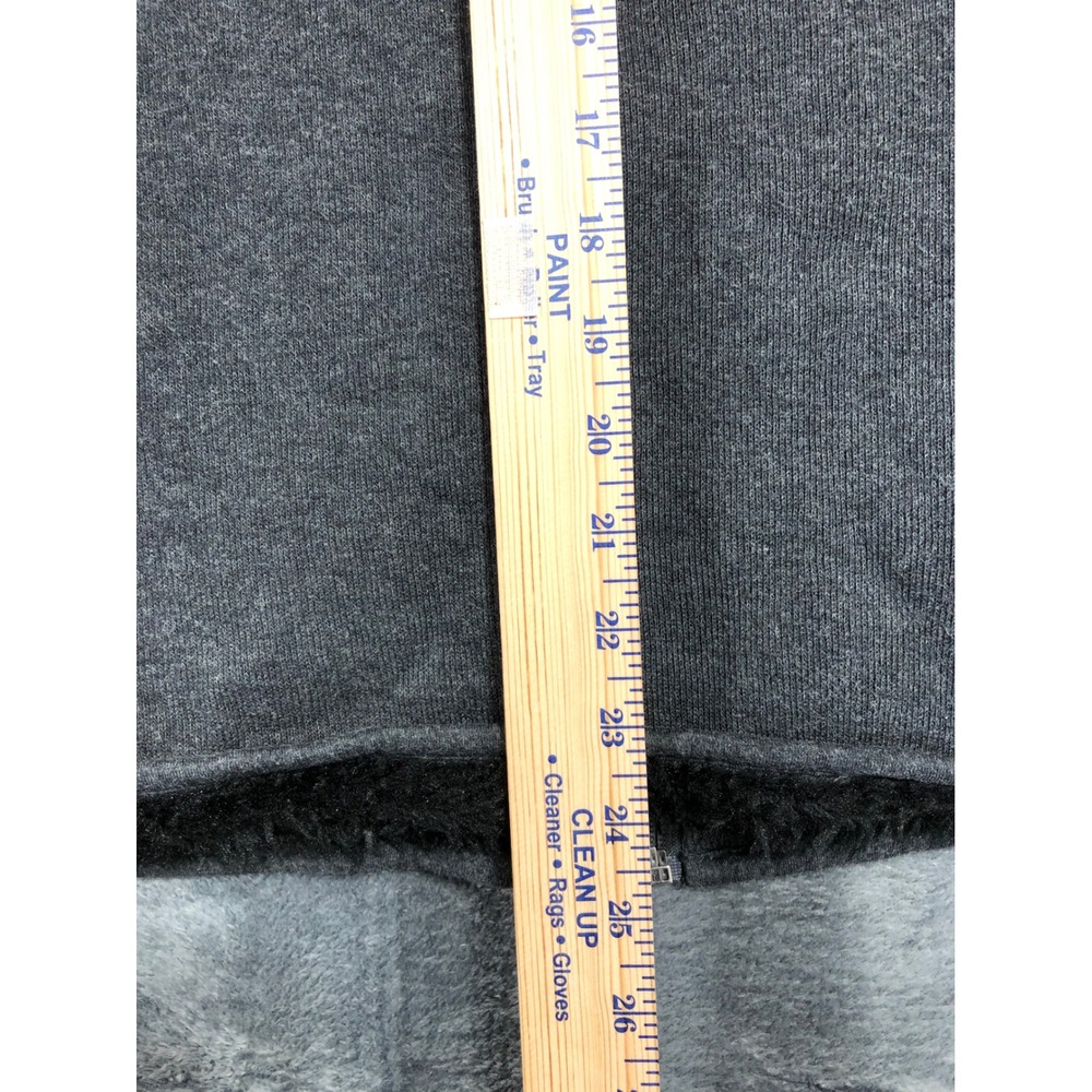 INC International Concepts Mens Full Zip Faux Fur Lined Sweater Jacket Grey M - Picture 6 of 7